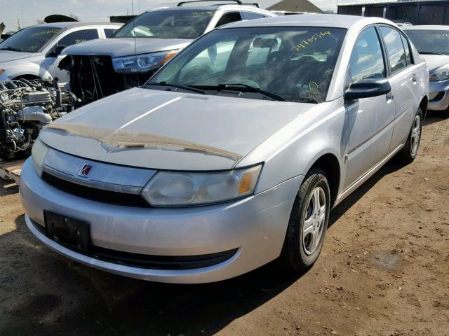 1G8AG52F24Z174694 - 2004 SATURN ION LEVEL SILVER photo 2