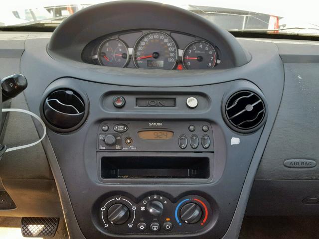 1G8AG52F24Z174694 - 2004 SATURN ION LEVEL SILVER photo 9