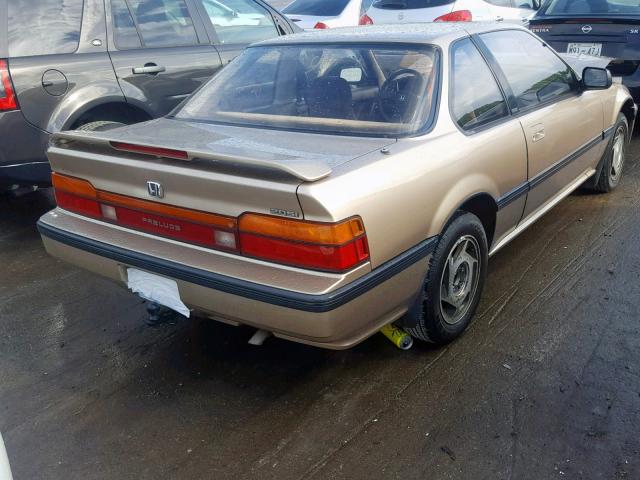 JHMBA424XKC038834 - 1989 HONDA PRELUDE SI GOLD photo 4