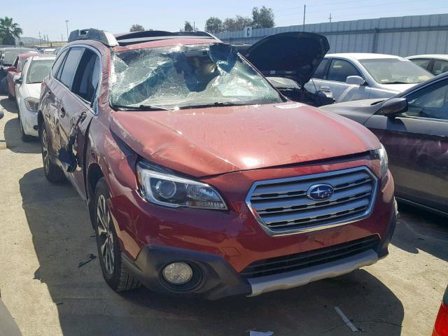 4S4BSENC6F3259548 - 2015 SUBARU OUTBACK 3. RED photo 1