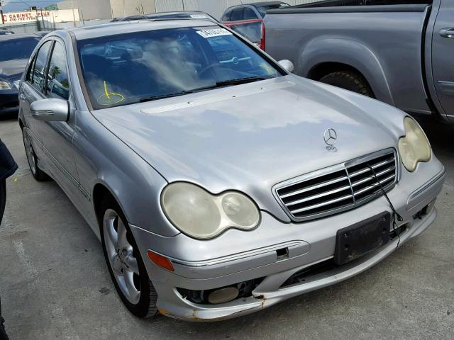 WDBRF40J85F554122 - 2005 MERCEDES-BENZ C 230K SPO SILVER photo 1