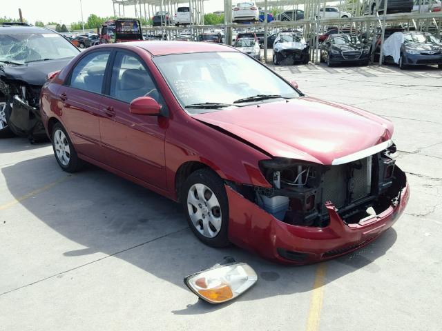 KNAFE121485563748 - 2008 KIA SPECTRA EX RED photo 1