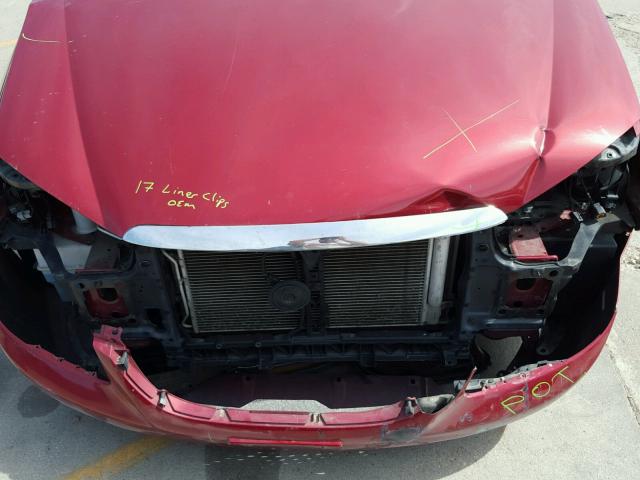 KNAFE121485563748 - 2008 KIA SPECTRA EX RED photo 9