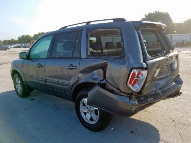 5FNYF28238B019075 - 2008 HONDA PILOT VP  photo 3