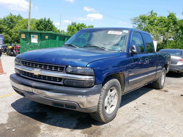 AC234277MD - 2001 CHEVROLET SILVERADO BLUE photo 2