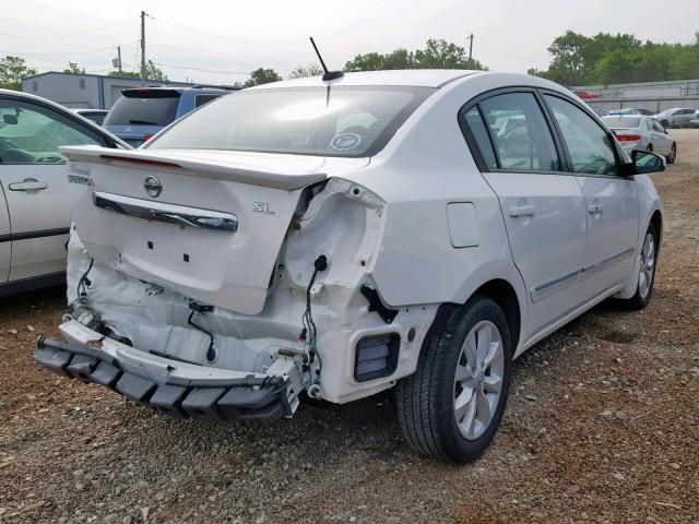 3N1AB6AP2BL682188 - 2011 NISSAN SENTRA 2.0 WHITE photo 4