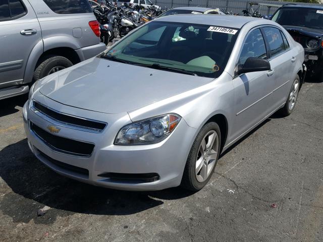 1G1ZB5E03CF272074 - 2012 CHEVROLET MALIBU LS 银色 照片 2