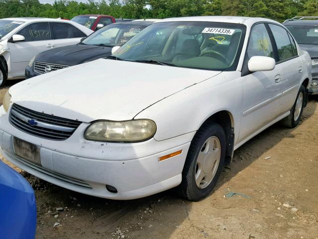1G1NE52J7Y6330603 - 2000 CHEVROLET MALIBU LS WHITE photo 2