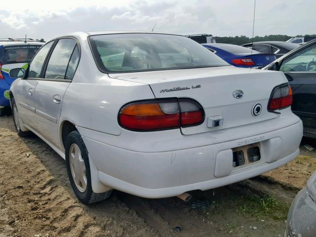 1G1NE52J7Y6330603 - 2000 CHEVROLET MALIBU LS WHITE photo 3
