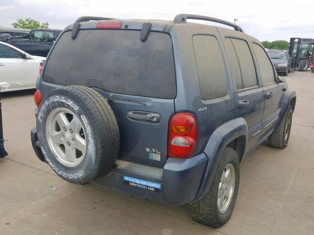 1J8GL58K32W188093 - 2002 JEEP LIBERTY LI BLUE photo 4