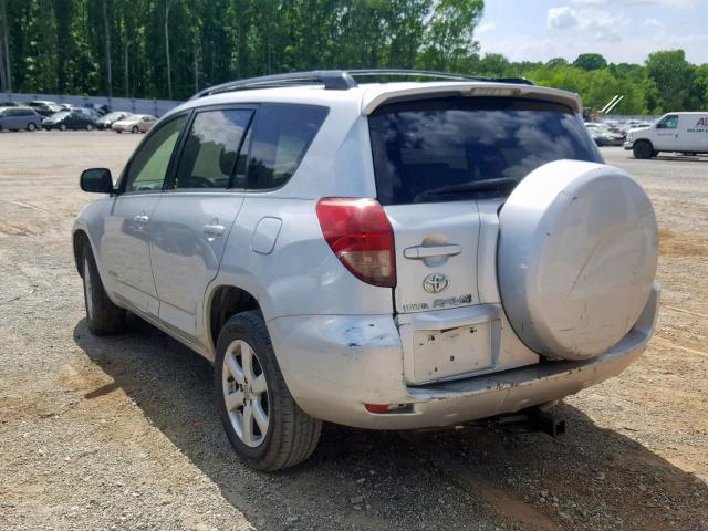 JTMBK31V875015146 - 2007 TOYOTA RAV4 LIMIT SILVER photo 3