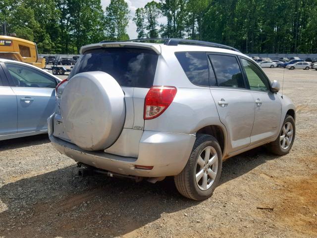 JTMBK31V875015146 - 2007 TOYOTA RAV4 LIMIT SILVER photo 4