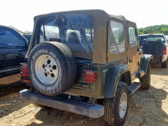 1J4FY49S2VP534513 - 1997 JEEP WRANGLER / GREEN photo 4