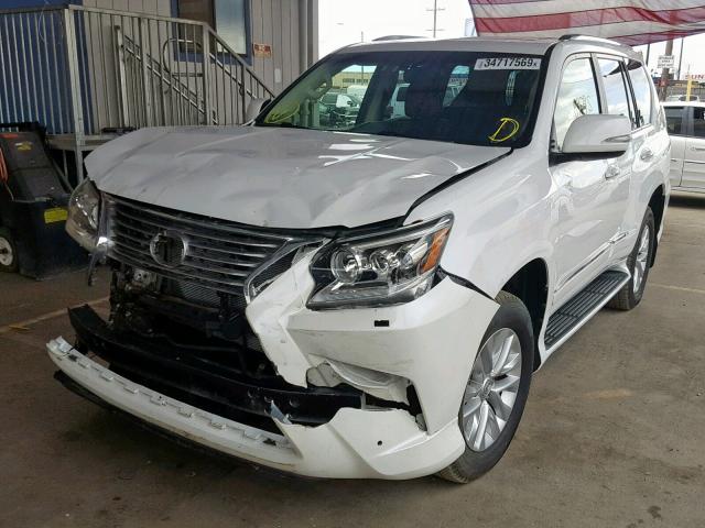 JTJBM7FX3E5066219 - 2014 LEXUS GX WHITE photo 2