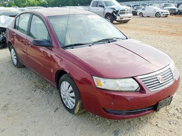 1G8AJ55F06Z100495 - 2006 SATURN ION LEVEL RED photo 1