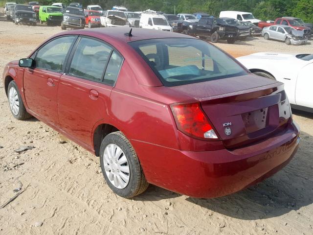 1G8AJ55F06Z100495 - 2006 SATURN ION LEVEL RED photo 3