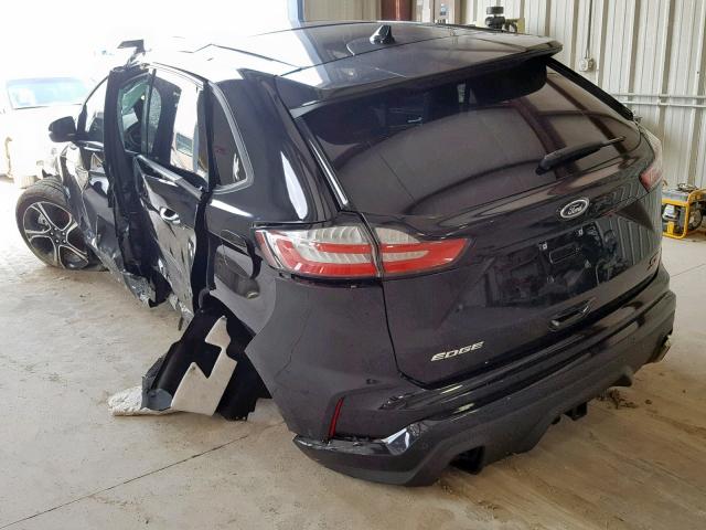 2FMPK4AP1KBB00617 - 2019 FORD EDGE ST BLACK photo 3