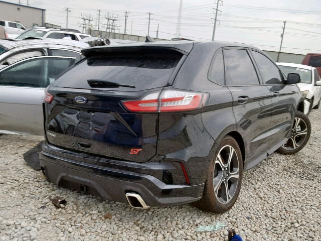 2FMPK4AP1KBB00617 - 2019 FORD EDGE ST BLACK photo 4