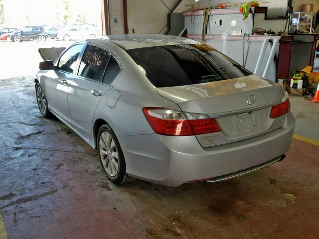 1HGCR2F85FA037593 - 2015 HONDA ACCORD EXL SILVER photo 3