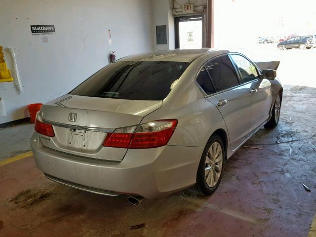 1HGCR2F85FA037593 - 2015 HONDA ACCORD EXL SILVER photo 4