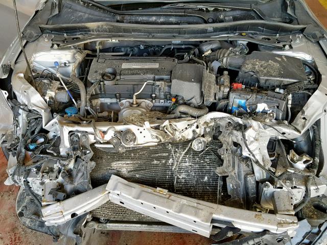 1HGCR2F85FA037593 - 2015 HONDA ACCORD EXL SILVER photo 7