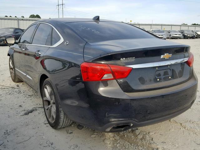 2G1165S35F9262952 - 2015 CHEVROLET IMPALA LTZ BLACK photo 3