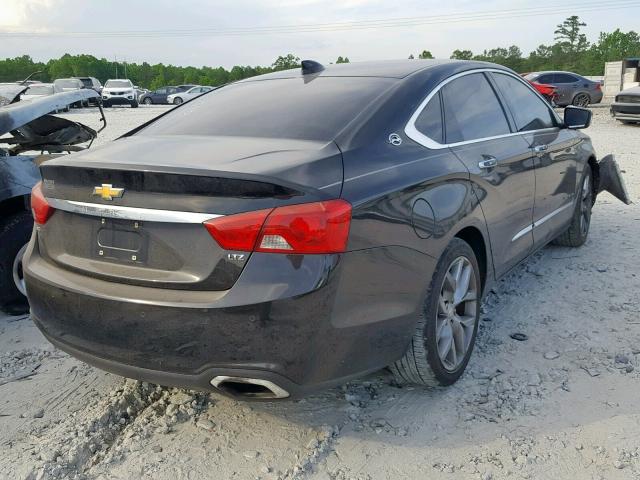 2G1165S35F9262952 - 2015 CHEVROLET IMPALA LTZ BLACK photo 4