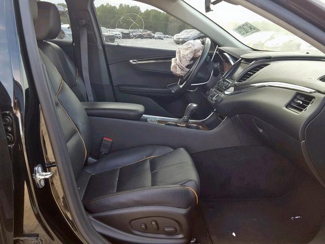 2G1165S35F9262952 - 2015 CHEVROLET IMPALA LTZ BLACK photo 5