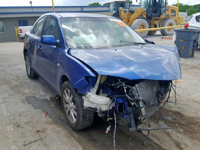 JM1BK323281774493 - 2008 MAZDA 3 S BLUE photo 1