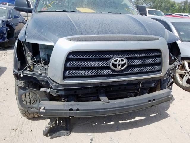 5TBRU54117S450350 - 2007 TOYOTA TUNDRA DOUBLE CAB SR5  photo 9