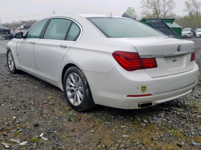 WBAYE4C53DDW22624 - 2013 BMW 740 LI WHITE photo 3