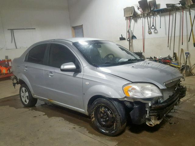 KL1TD566X8B054505 - 2008 CHEVROLET AVEO BASE Gümüş foto 1