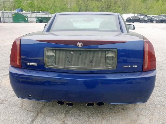 1G6YV34A945603999 - 2004 CADILLAC XLR BLUE photo 6