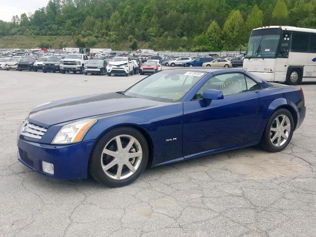 1G6YV34A945603999 - 2004 CADILLAC XLR BLUE photo 9