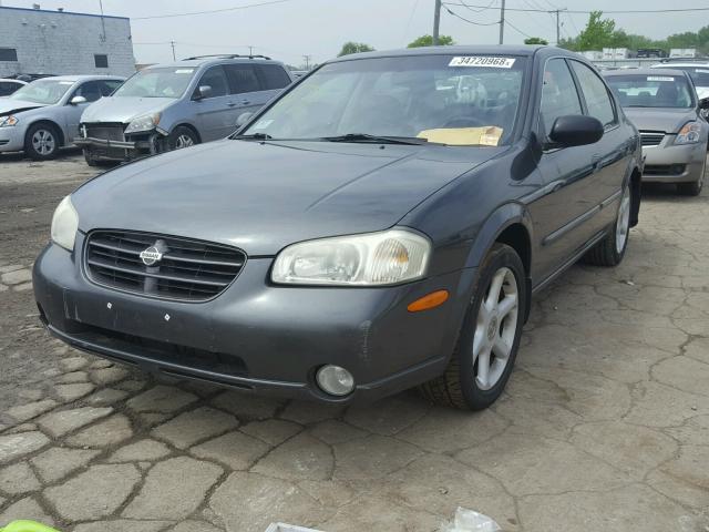 JN1CA31A71T112350 - 2001 NISSAN MAXIMA GXE GRAY photo 2