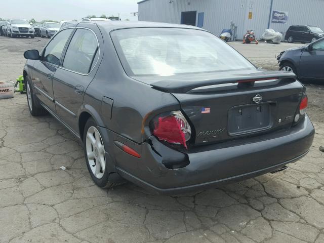 JN1CA31A71T112350 - 2001 NISSAN MAXIMA GXE GRAY photo 3