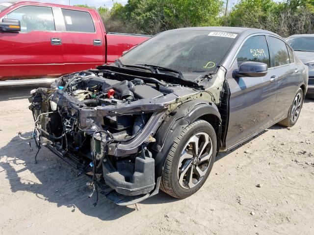 1HGCR2F92GA226311 - 2016 HONDA ACCORD EXL  photo 2