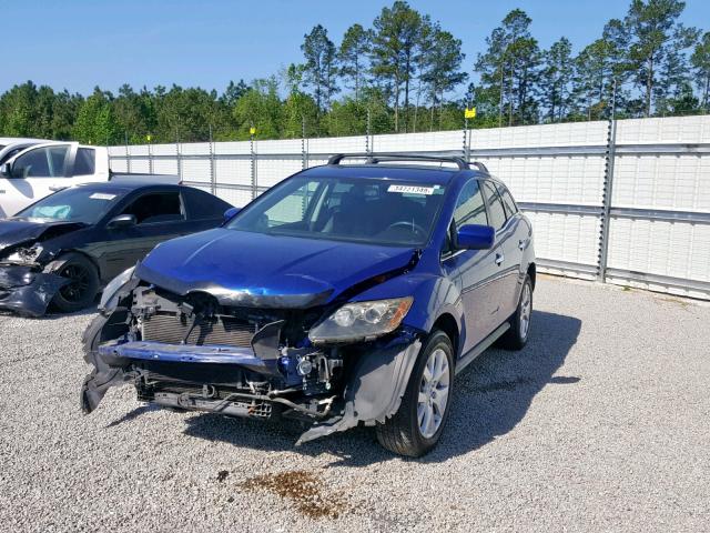 JM3ER293X70114657 - 2007 MAZDA CX-7 BLUE photo 2