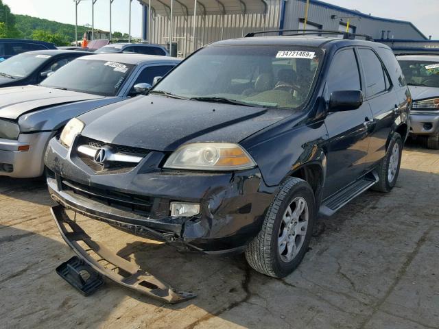 2HNYD18915H505090 - 2005 ACURA MDX TOURIN BLACK photo 2