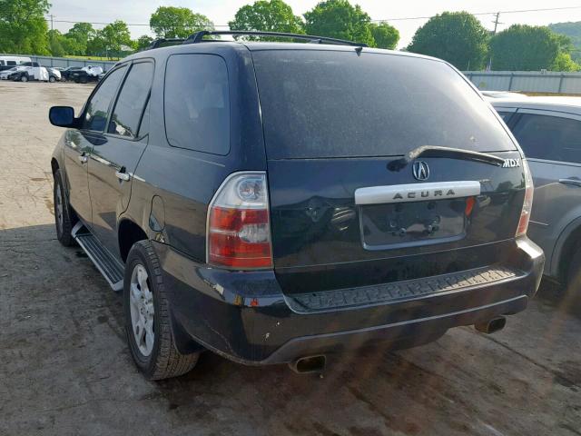 2HNYD18915H505090 - 2005 ACURA MDX TOURIN BLACK photo 3