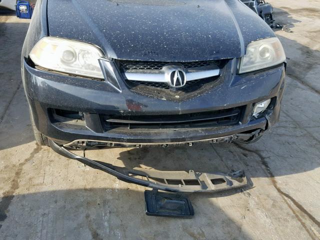 2HNYD18915H505090 - 2005 ACURA MDX TOURIN BLACK photo 9