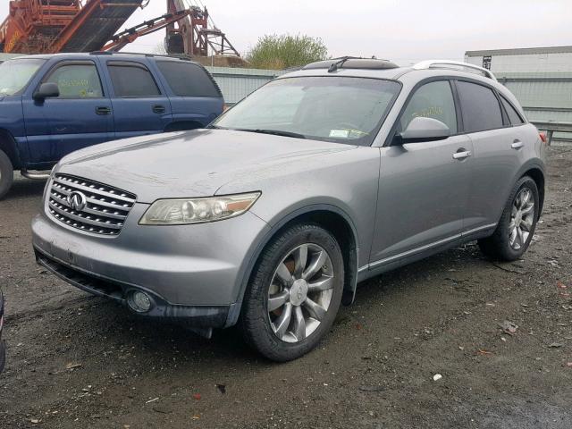 JNRAS08W54X220478 - 2004 INFINITI FX35 GRAY photo 2