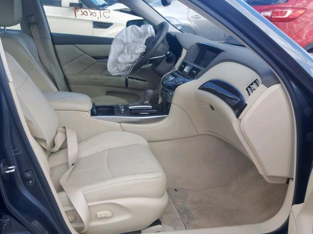 JN1BY1APXCM334734 - 2012 INFINITI M37 BLUE photo 5