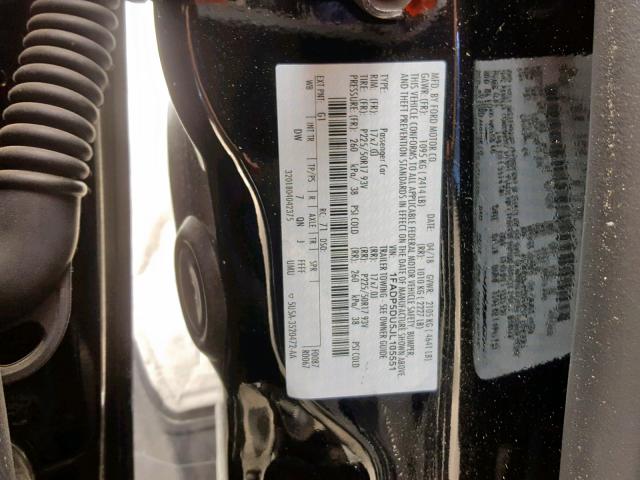 1FADP5DU5JL105551 - 2018 FORD C-MAX TITA BLACK photo 10