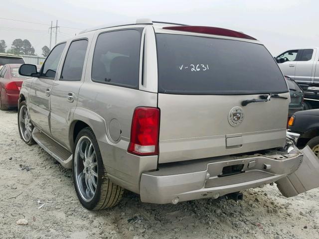 1GYEC63T34R262631 - 2004 CADILLAC ESCALADE L TAN photo 3