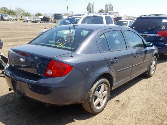 1G1AT58H597205944 - 2009 CHEVROLET COBALT LT GRAY photo 4