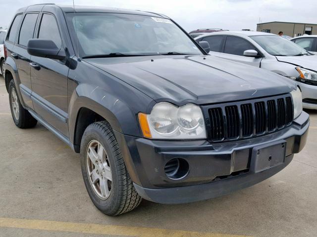 1J8GS48K17C602428 - 2007 JEEP GRAND CHER BLACK photo 1