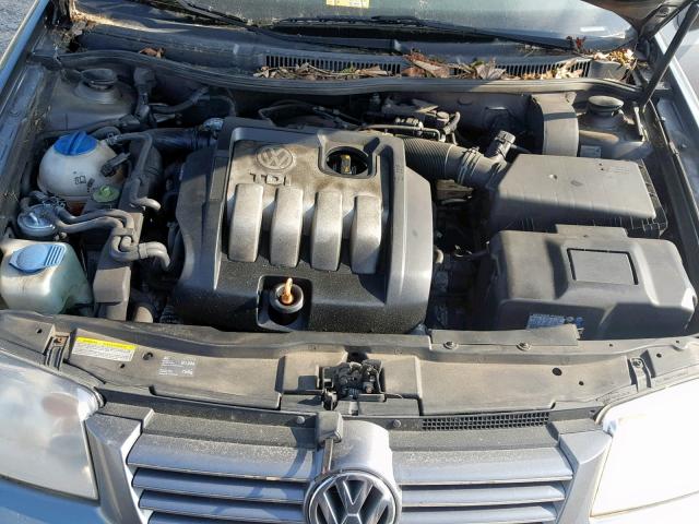 3VWSR69MX5M021124 - 2005 VOLKSWAGEN JETTA GLS GRAY photo 7