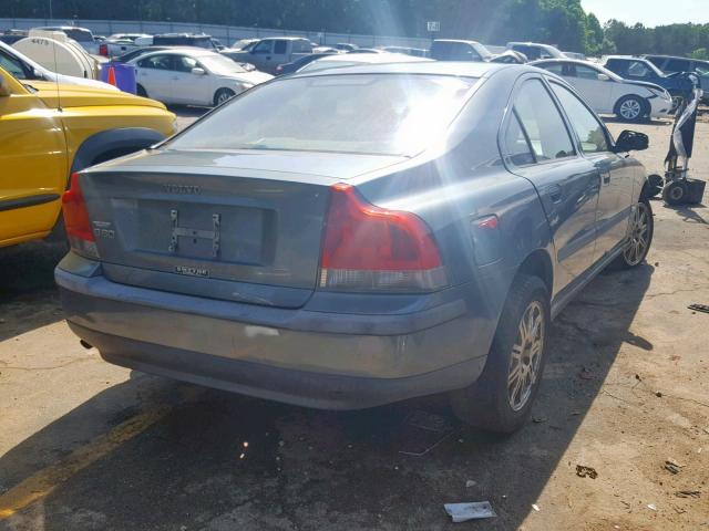 YV1RS61T642355224 - 2004 VOLVO S60 GREEN photo 4