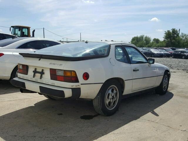 WP0AA0924HN454921 - 1987 PORSCHE 924 S WHITE photo 4